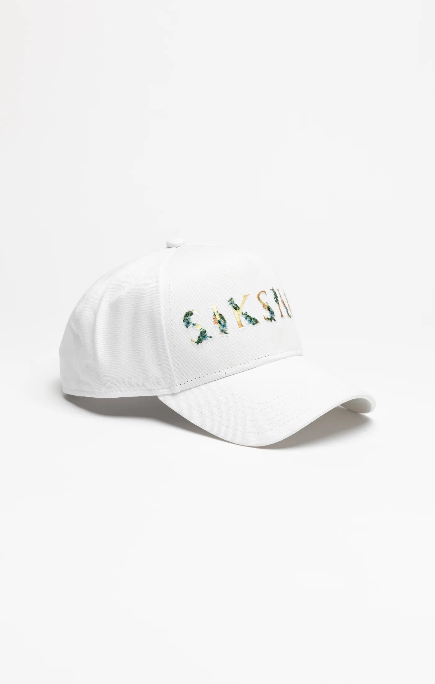 Floral Embroidery Trucker Cap