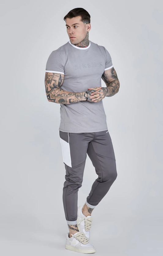 Grey Ringer T-Shirt