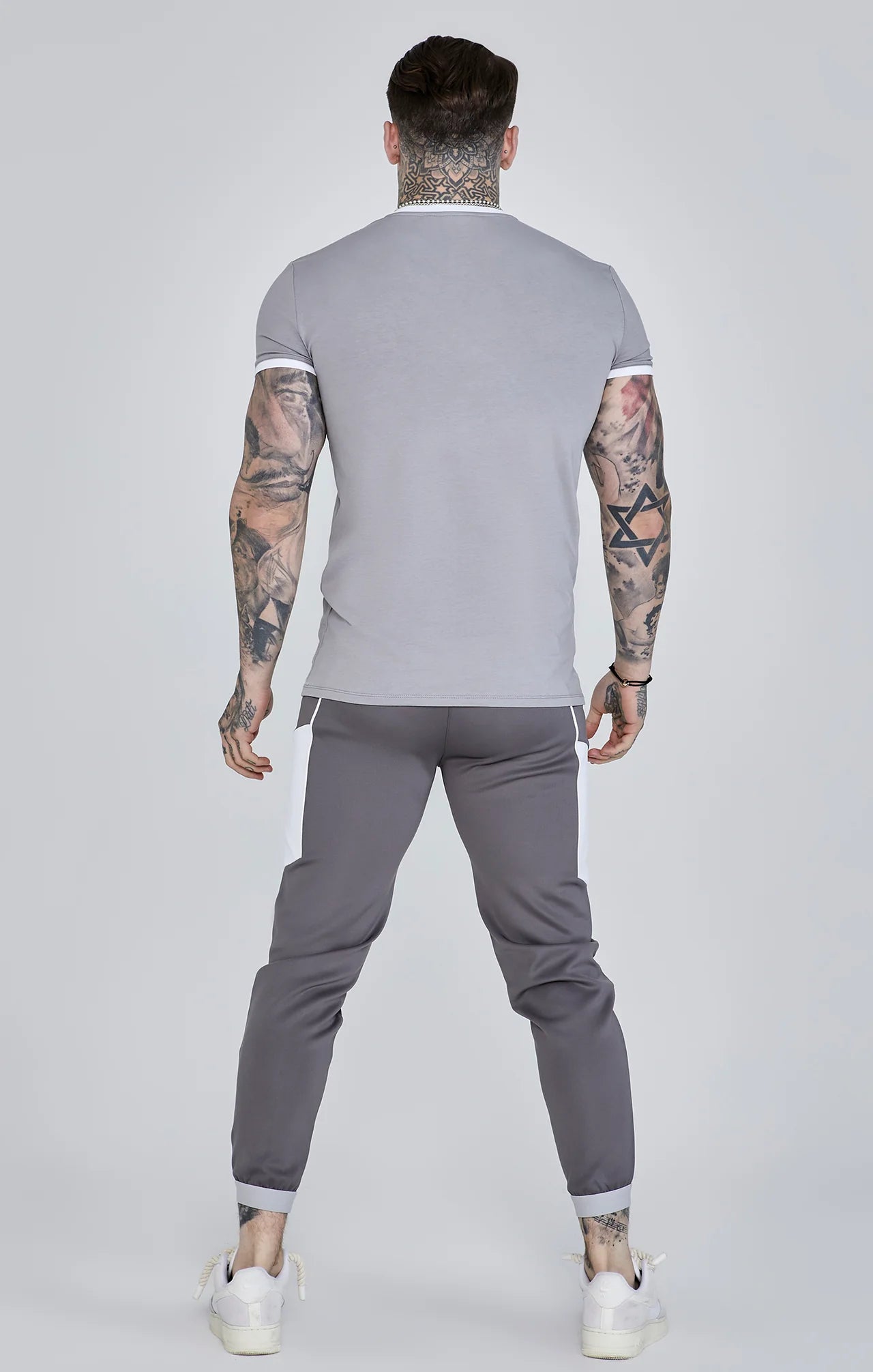 Grey Ringer T-Shirt